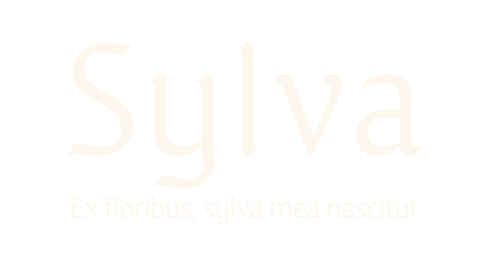 Sylva — Ex floribus, sylva mea nascitur